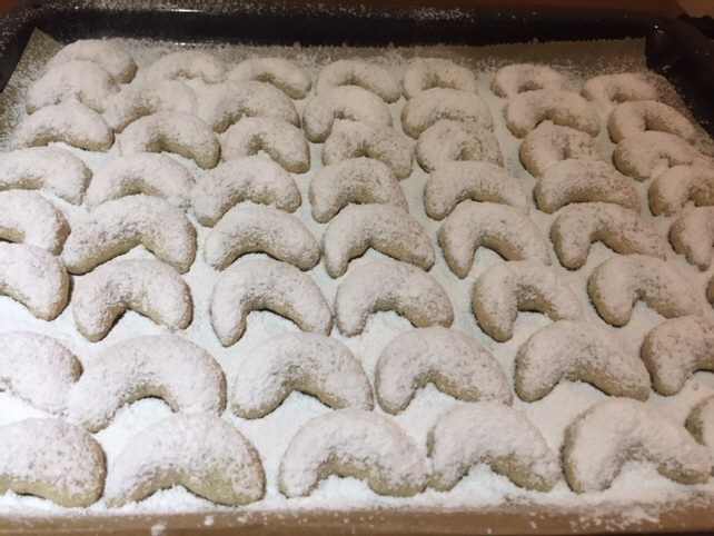 gebackene vanillekipferl