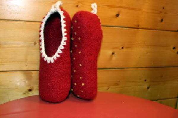 Filzpantoffel